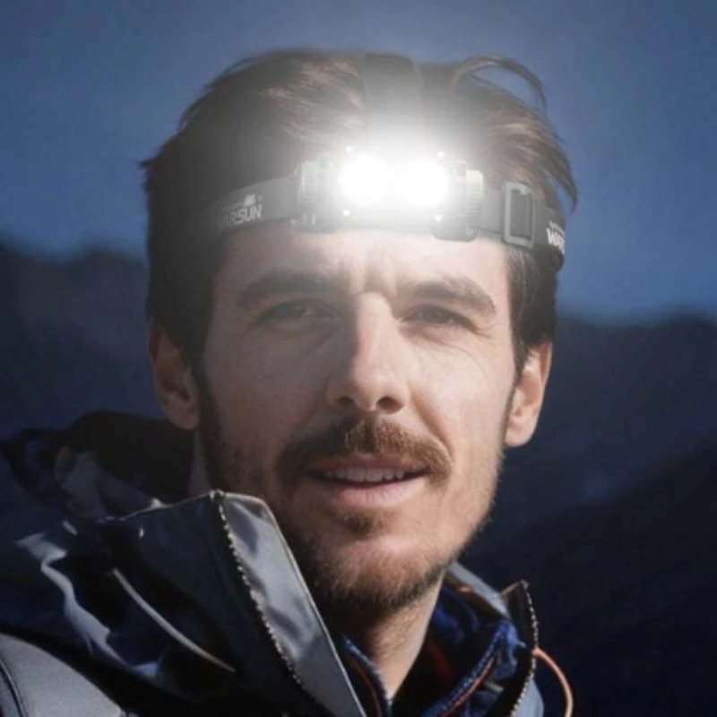 WARSUN Powerful Led Headlamp Headlight Zoom Head Lamp Flashlight USB Rechargeable Fishing Lantern Head Torch for Mountain Climb