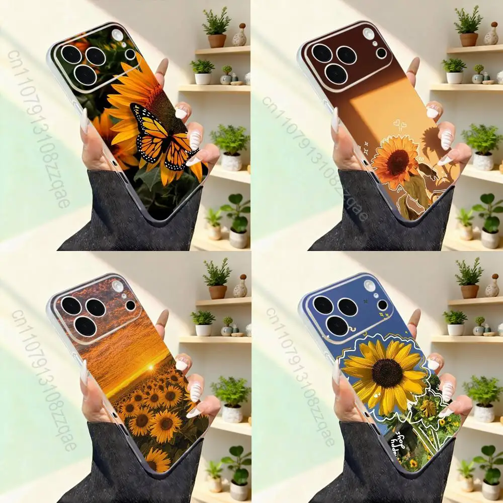 

Yellow Sunflower Beautiful For iPhone 11,12,13,14,15,16,17,Pro,Max,Plus,Mini,SE4,E Phone Case With Magsafe Wireless