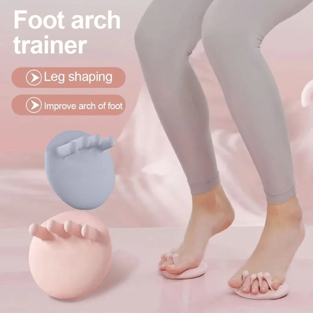 New Arch Trainer Foot Yoga Exercise Pink/Blue Toe Splints Thumb Valgus Corrector Portable Strength Training Arch Foot Traine All