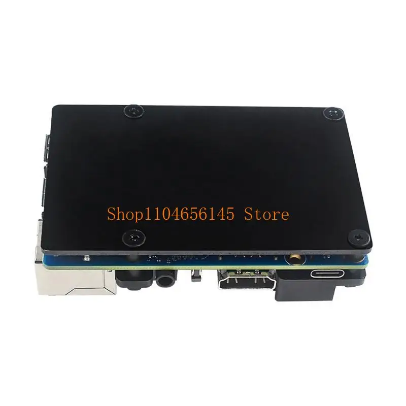 

5asd For Orange Pi 3B Mainboard Case Aluminum Alloy Enclosure Passive Cooling Box Heat Dissipation Heatsink Case