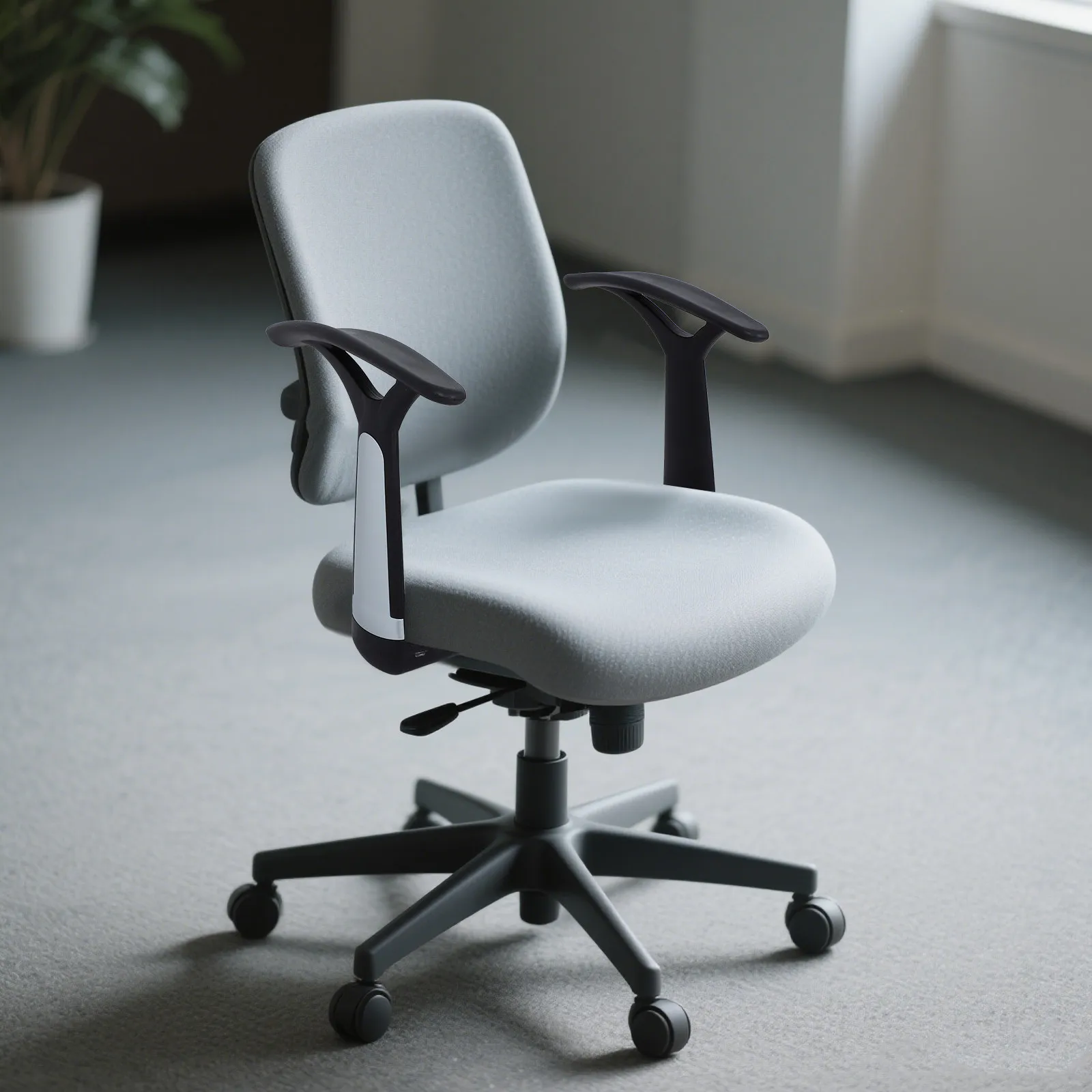2 Peças de Reposição Ergonômicas de Plástico para Apoio de Braço de Cadeira Gamer/Escritório - Acessórios e Peças para Cadeira de Computador