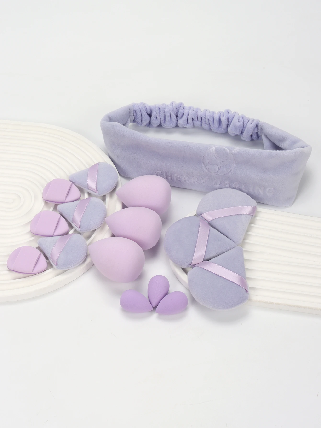 Lässiges Haarband, 16-teiliges Set, Gesichtsreinigung, Gesichtsreinigung, Make-up-Entfernung, Reisen, geeignet für alle Hauttypen