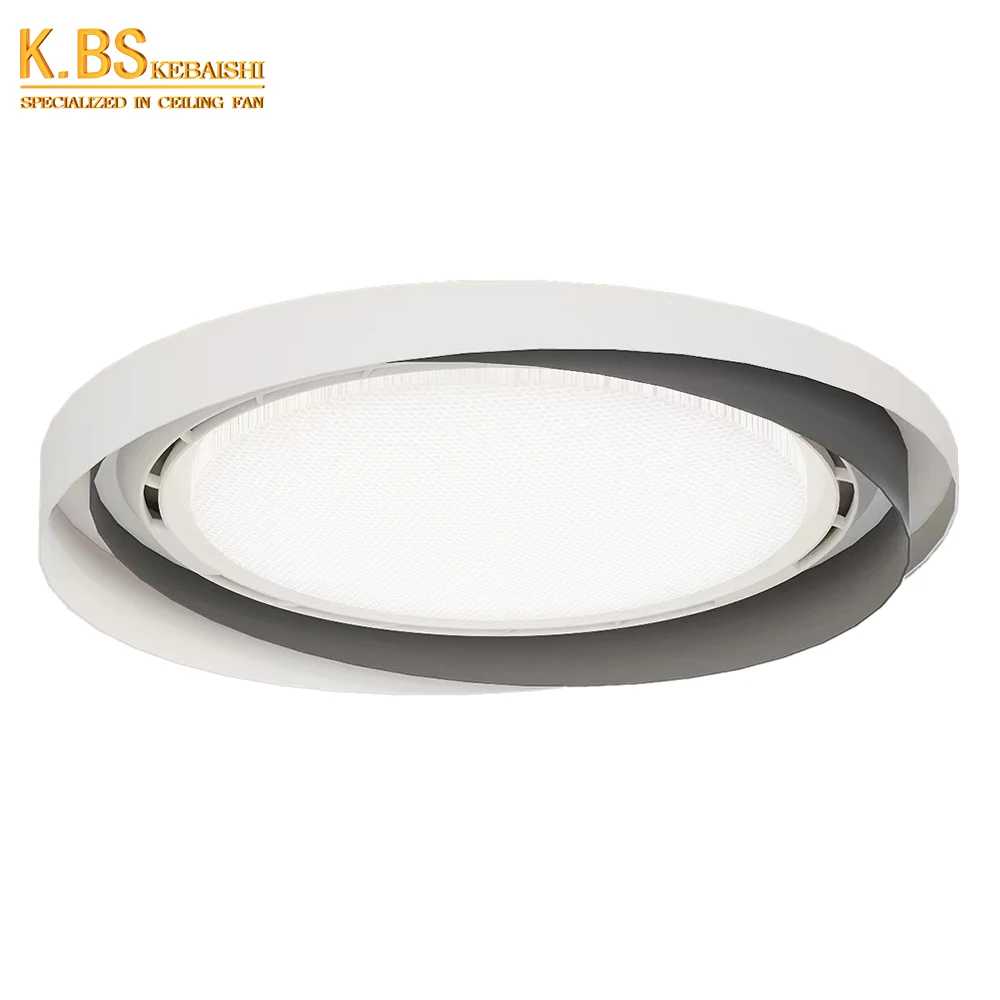 

Modern Ceiling Fan Small Size 20 Inch Bladeless Recessed Smart LED Ceiling Fan Lamp With Remote Control