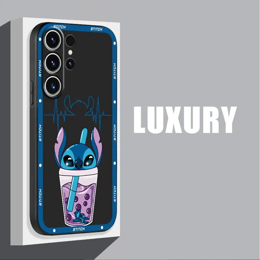 Disney Stitch Angle Lover phone Case for Galaxy Note 20Ultra 10Plus 10Lite 9 8 S10 4G S10e S10 Plus S10 5G S10 Lite S8 S9 Plus