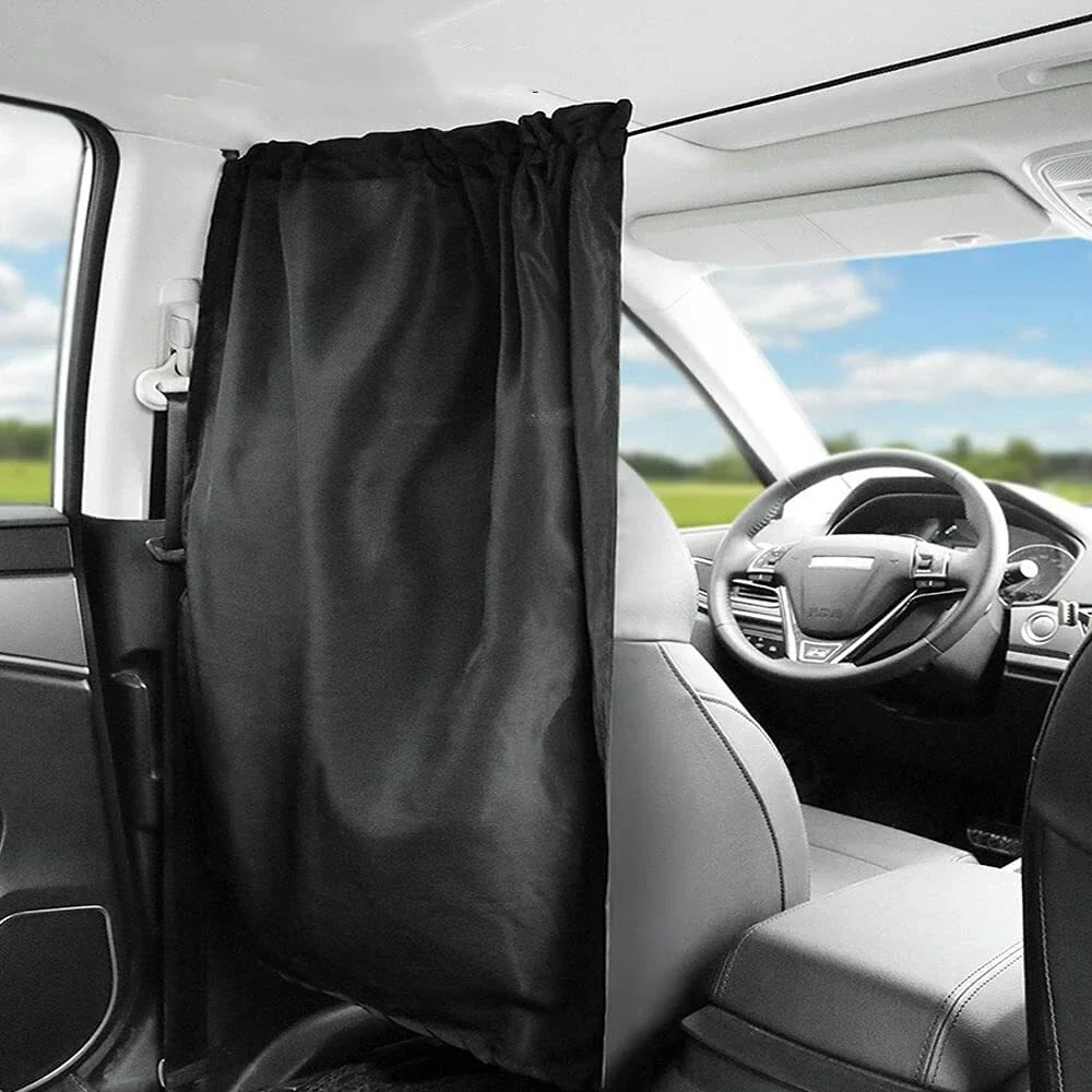 

Car Isolation Curtain Sealed SUV Cab Partition Protection Car Air-conditioning Sunshade and Privacy Curtain Side Window Covers