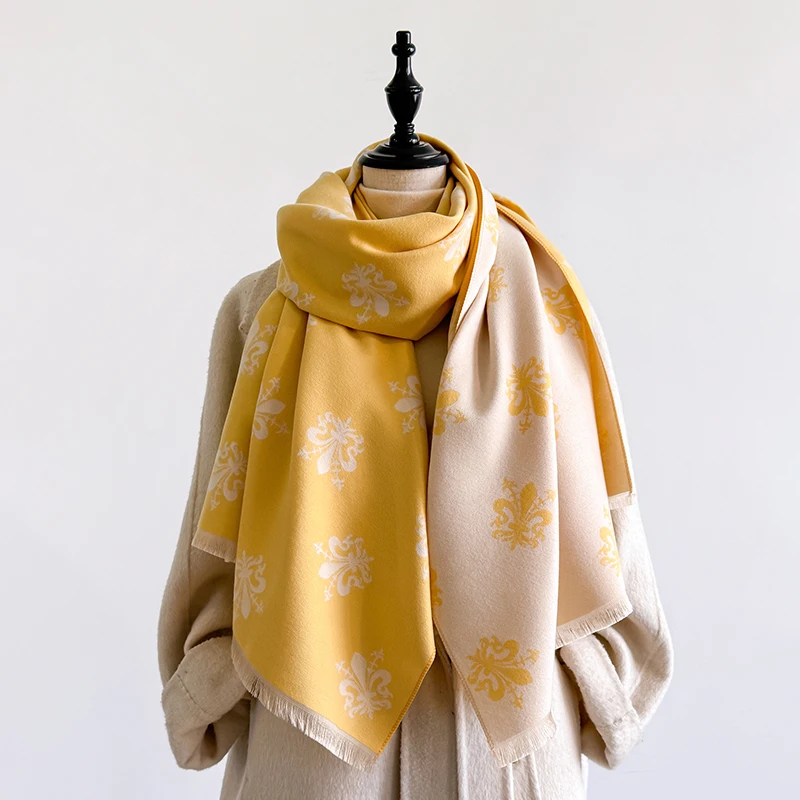 Eleganter Schal mit Paisley-Muster, Kaschmirimitat, weich, warm, vielseitiger Schal, kältebeständig, winddicht, Deckenschal für Herbst und Winter – Detail 24