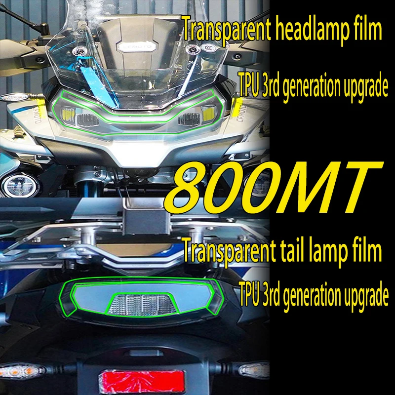 Applicable to spring breeze 800mt headlamp film, tail lamp film, high-definition transparent TPU wear-resistant waterproof prote