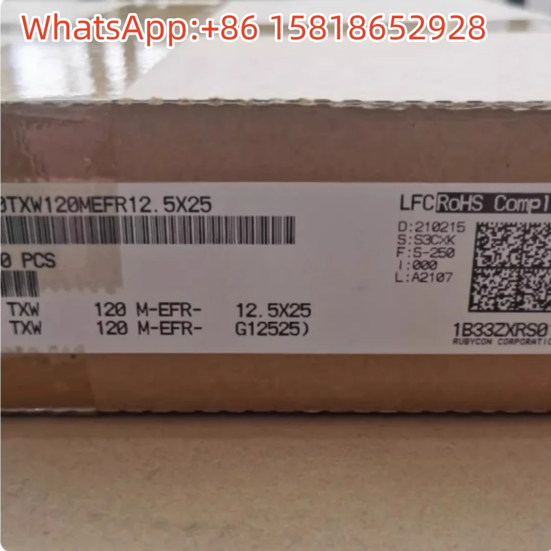 10pcs 200V 120UF 12.5X25 Ruby TXW High-Frequency Low-Resistance 120UF 200V Original Electrolytic Capacitor