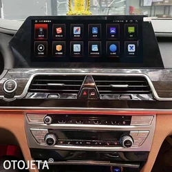 12.3inch Android 13 Multimedia Video Player For BMW 7 Series F01 F02 F03 F04 Car Blade Screen CarPlay Auto Radio GPS Bluetooth