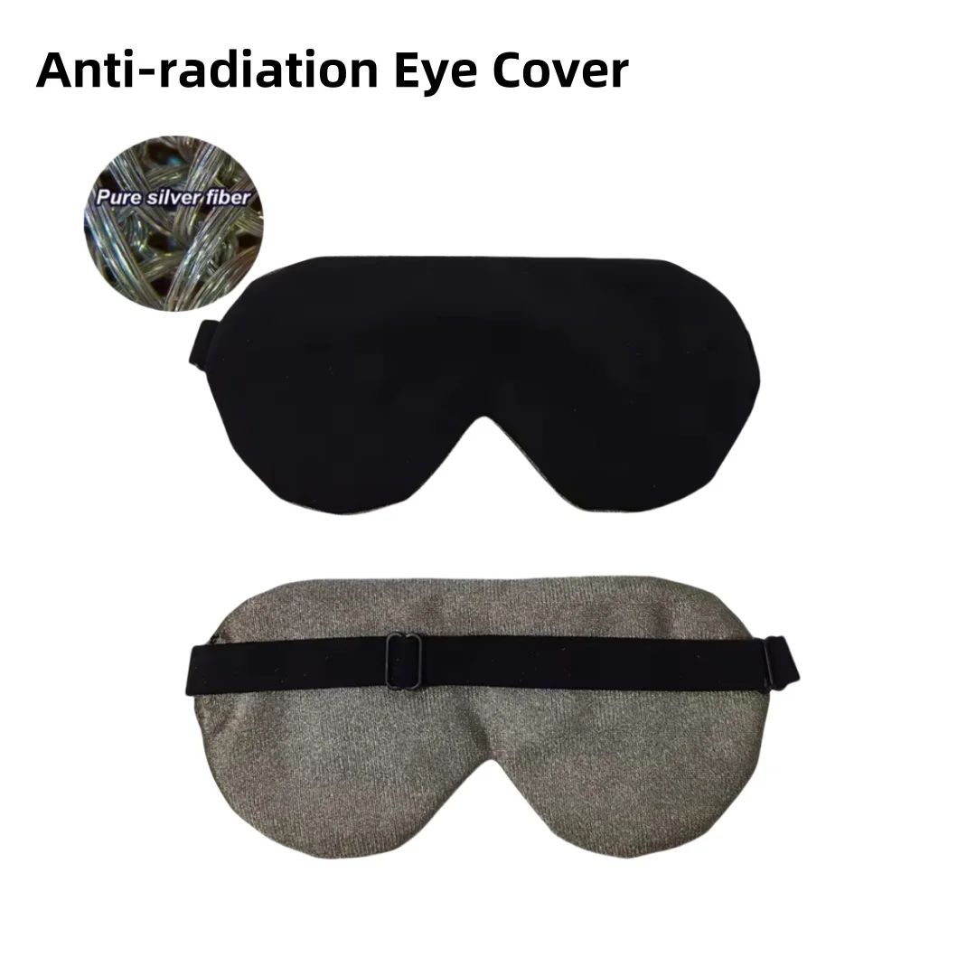 

Silver Fiber Eyeshade Antibacterial Eye Cover Soft Anti-radiation for Health