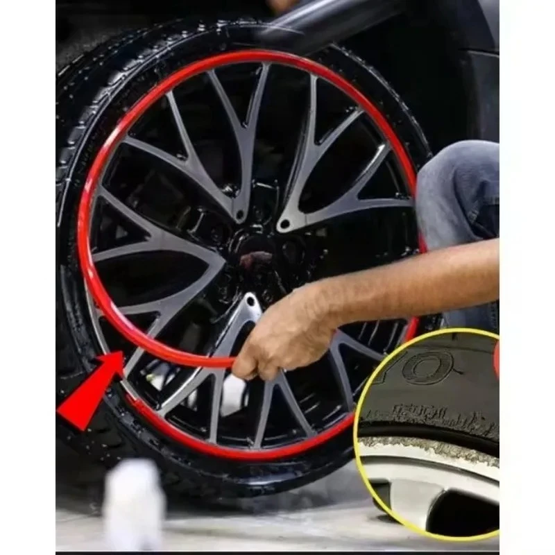 

4PC Automobile For 14-24inch Track Wheel Rim Anti-Scratch Decorative Protection Circle Strips