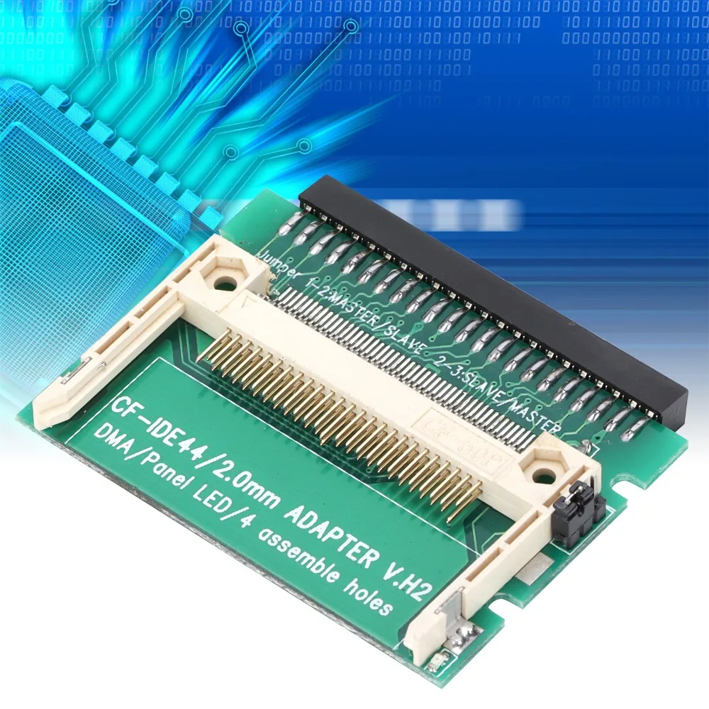 44pin CF to IDE Adapter Durable Convenient Compact Flash Adapter Sturdy Easy Wearproof CF to IDE Converter Hard Disk Drive