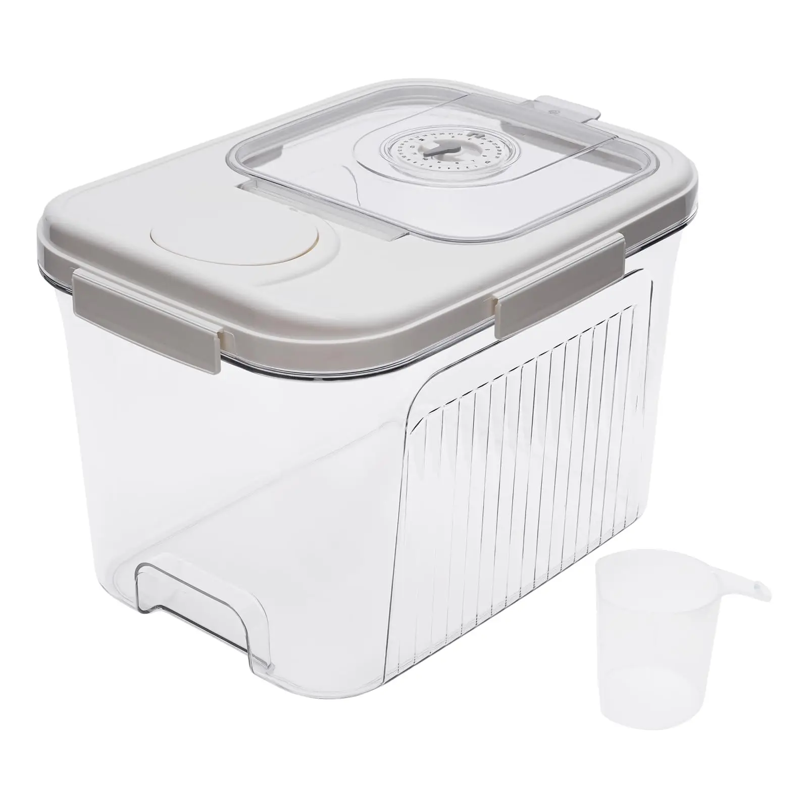 

Pet Food Storage Tank, 22.05 Lbs Dog Food Storage Container Airtight Kitchen Storage Containers for Storing Dry Food Dispenser