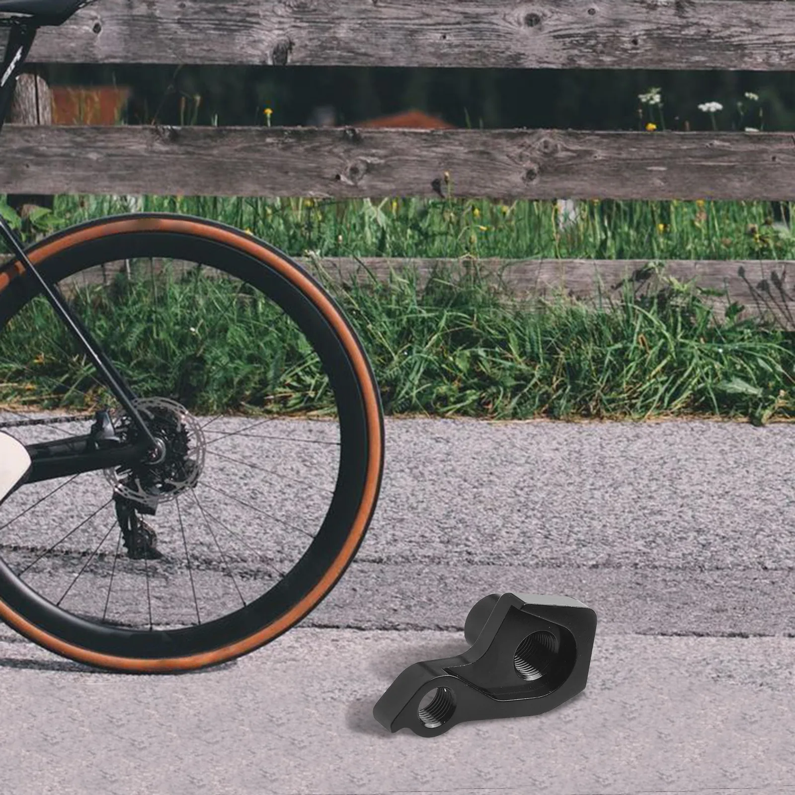 

Aluminum Alloy Replacement Rear Gear Hanger for Bicycle Derailleur Systems with Frame Mount Tailhook for Reliable Gear Function