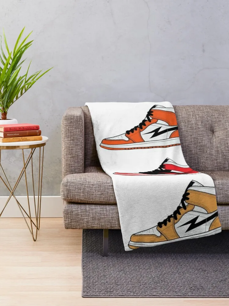 Air Jordan I (1) Pack Throw Blanket Decorative Throw Sofas Summer Decorative Sofa Blankets