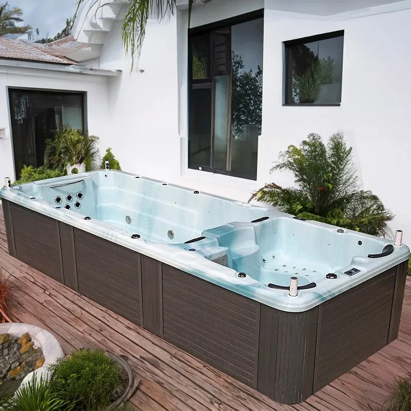 2025 Piscina sin fin de spa de masaje popular BG-6610