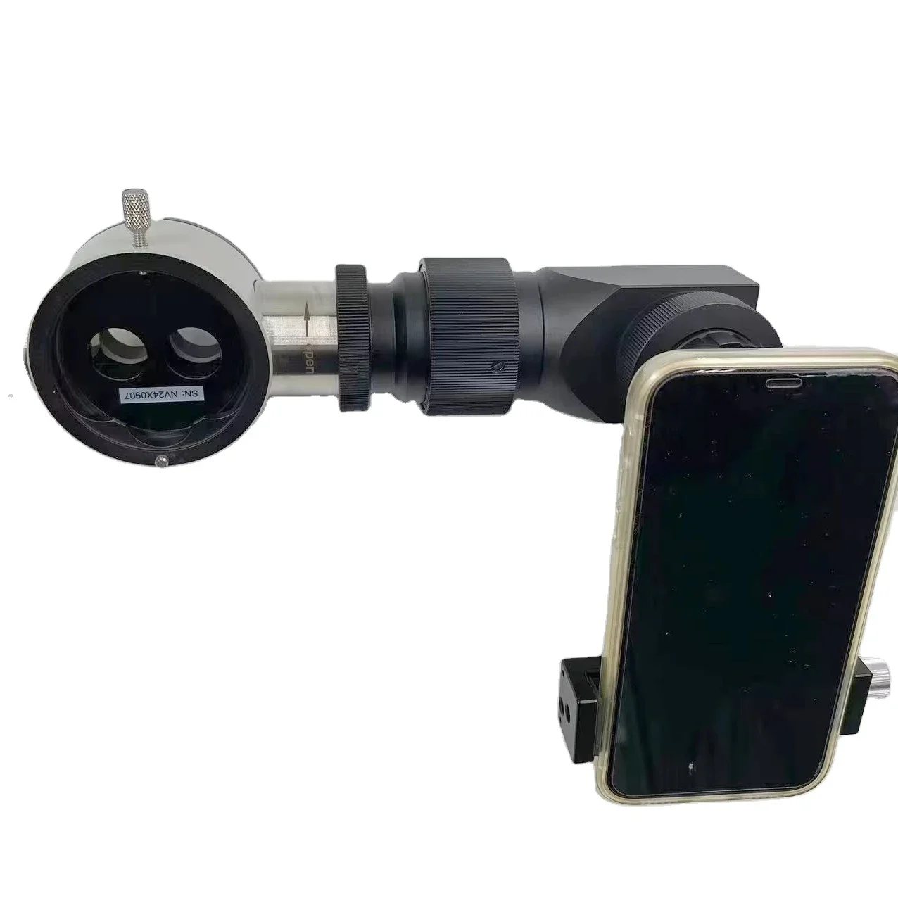 

Smartphone Video Adapter for Surgical Microscope Recording Alive Display