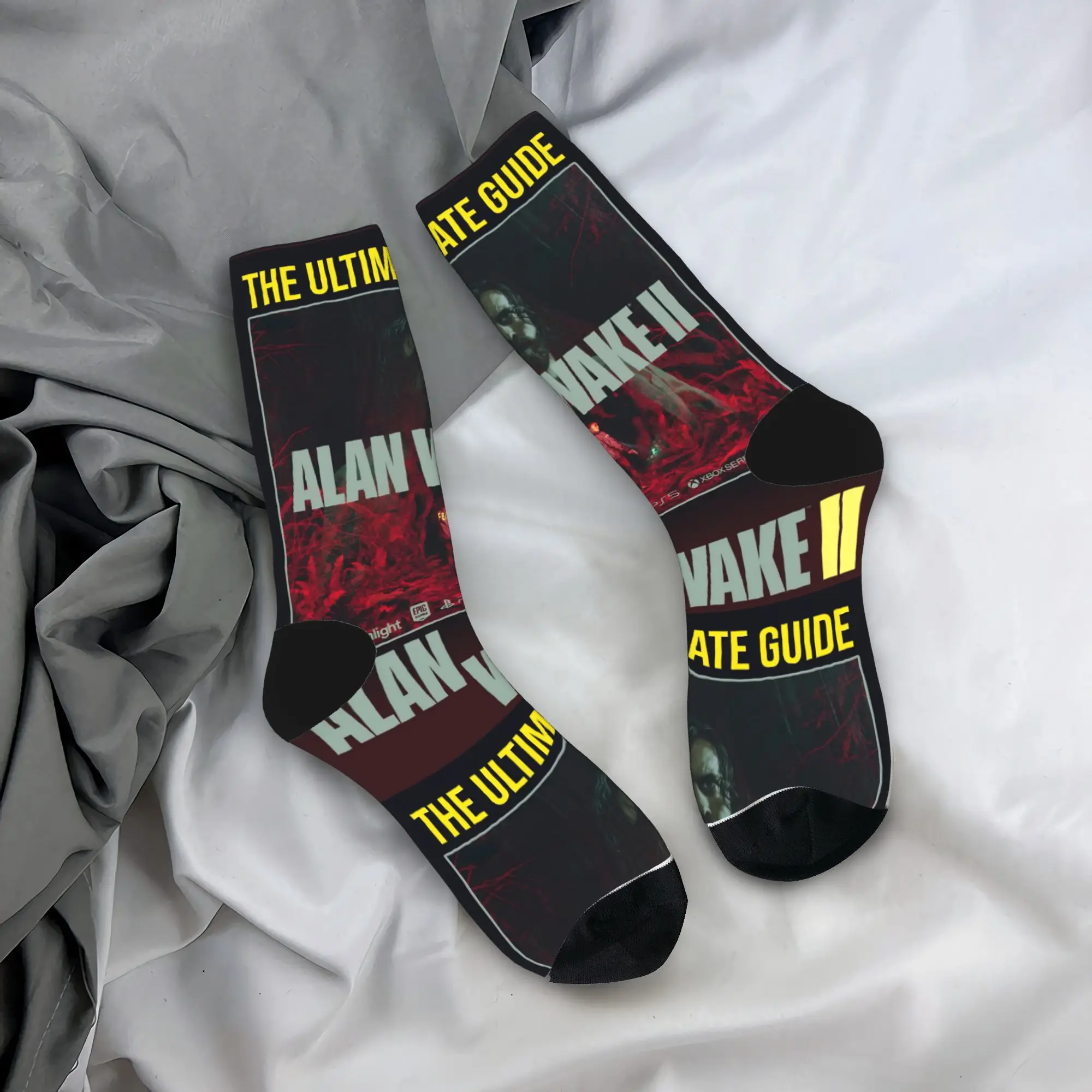 

Мужские носки Dont Write Alan Wake 2, чулки, осенняя новинка, дышащие носки, спортивные носки с графикой на открытом воздухе, против пота