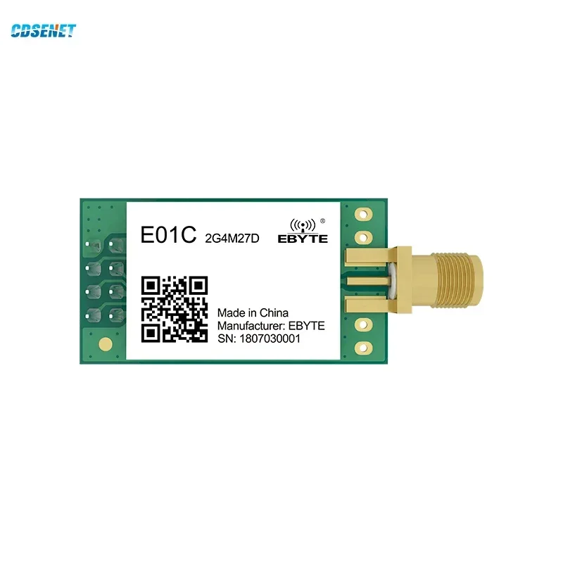 2.4G RF kablosuz modülü Si24R1 CDSENET E01C-2G4M27D 27dbm 4Km anten yüksek güç SMA-K DIP Ci24R1 Pin Pin nRF24L01 +