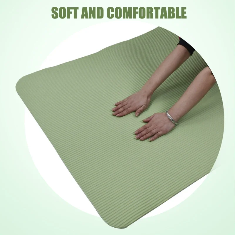 15MM Thick Non-slip Yoga Mat High-density Sports Fitness Mat Home Sports Pilates Gymnastics Exercise Gymnastics