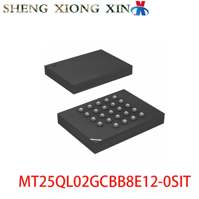 5pcs/lot 100% NEW MT25QL02GCBB8E12-0SIT 24-T-PBGA Memory Chip MT25QL02 RW261 Integrated Circuit