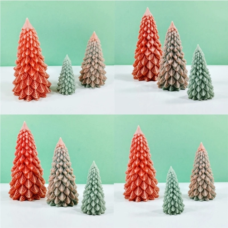 Silicone Mold Christmas Tree Scented Resin Epoxy Casting Molds DIY