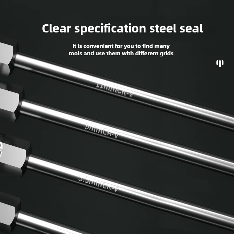Chrome Vanadium Steel Hex Socket Screwdriver Multifunctional 5.5mm Socket Screwdrivers Set Professional Repair Hand Tools