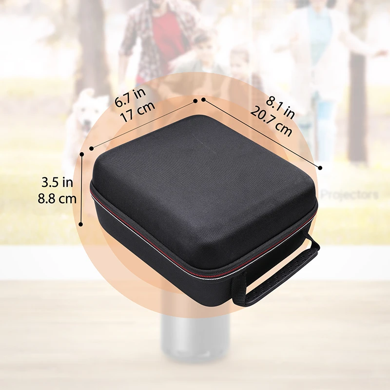 XANAD EVA Hard Case for Anker Nebula Capsule Max/Capsule/Capsule II Protective Carrying Storage Bag