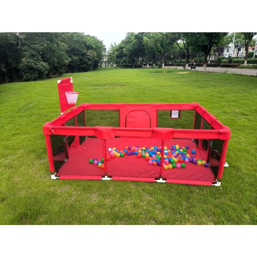 Grote babyballenbak Draagbare binnen-buiten babybox Peuters Veiligheid Speeltuin Leuke activiteiten Populair speelgoed Exclusief bal