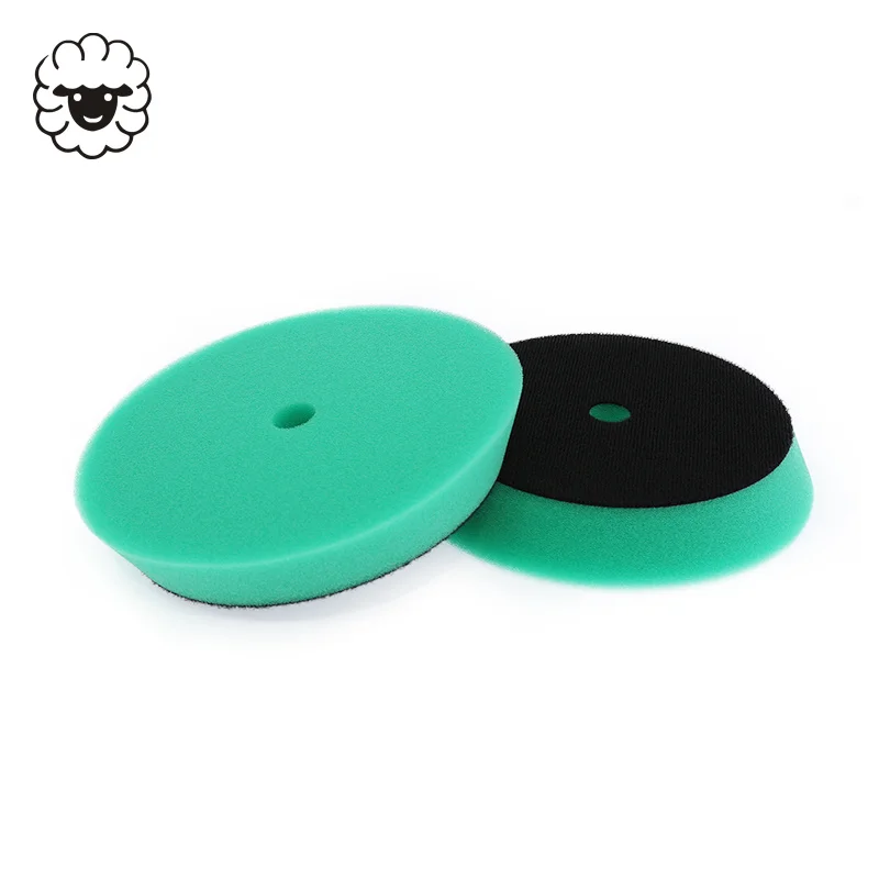 1000Sheep 6Inch Polishing Pad Foam Drill Sponge Buffing Pads 130mm Car Buffer Pads for Detail Polisher Waxing Sealing Glaze