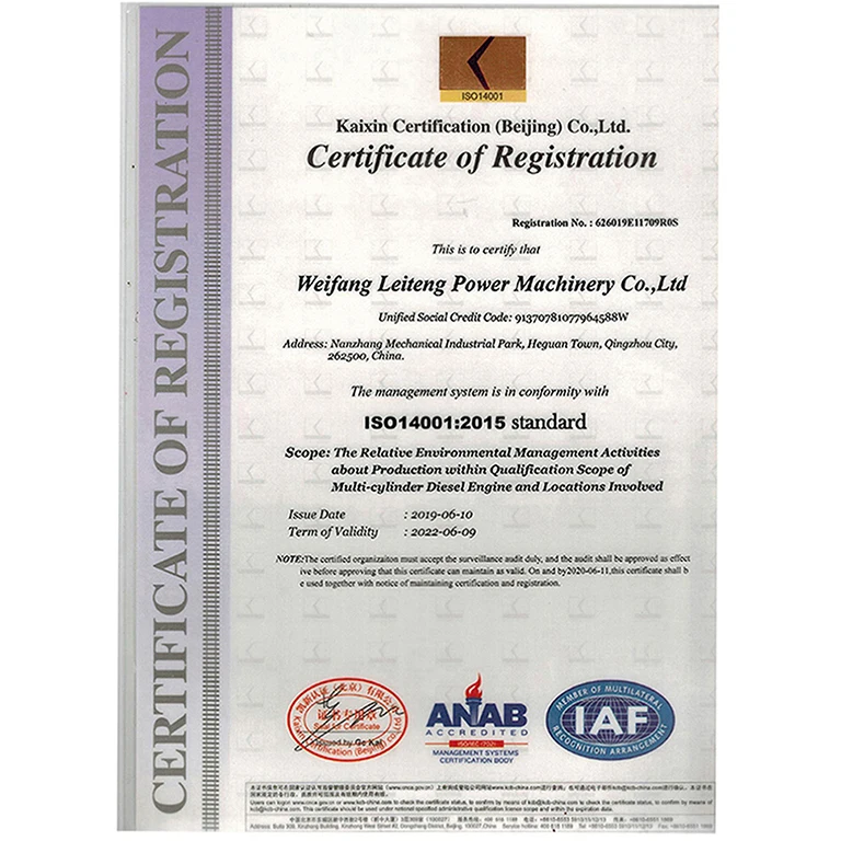 China Factory Price ZH4100D  Engine for Generator Set Weifang Engine 1800RPM