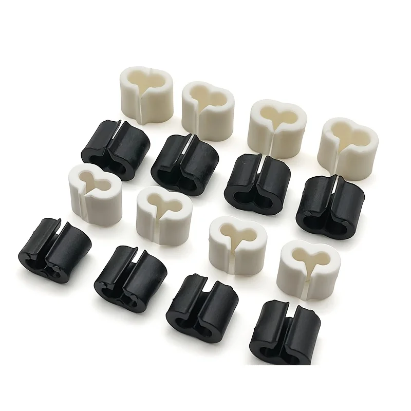 20pcs Battery-Free Y-Shaped Plastic Connectors - DIY Wire Mesh Fastening Clips for Pet Cage Linking - No Power Required