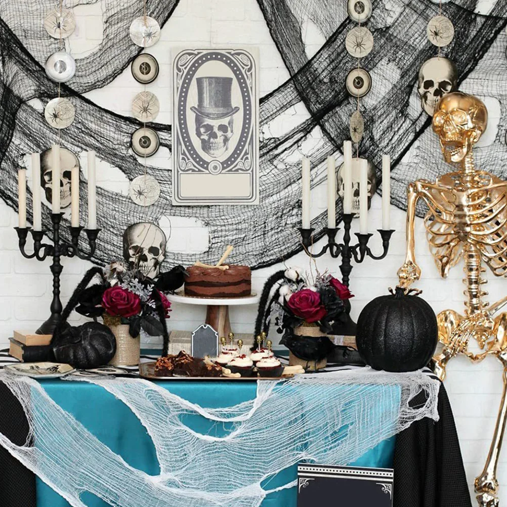 هالوين مخيف القماش صافي مخيف مخيف القماش خفيفة الوزن شنقا الديكور حزب مهرجان جو ديكور هالوين الدعامة #3