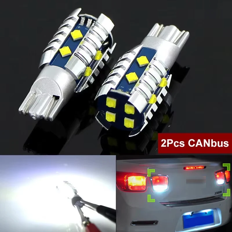 2pcs LED Reverse Light Lamp W16W T15 For Chevrolet Impala Malibu Tahoe Colorado Equinox Traverse Cruze Sonic Trax Spark Caprice