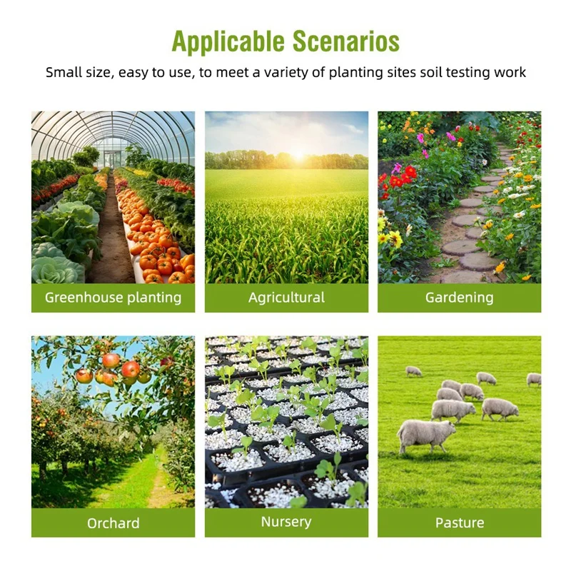 Soil PH Meter PH Moisture Meter Soil Humidity Tester For Garden Potted Vegetable Greenhouse Planting Detector