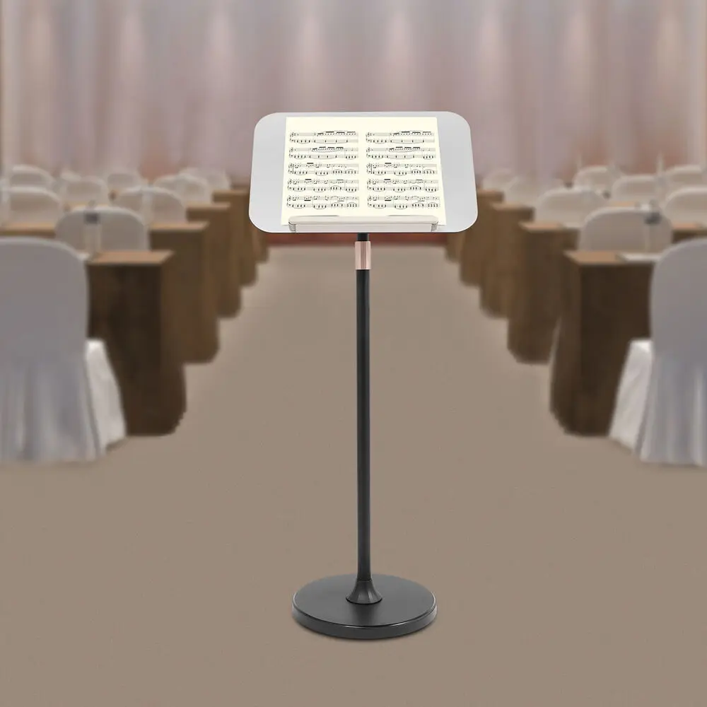 

Adjustable Height Music Floor Stand for Speech Presentation, Sheet Music Stand