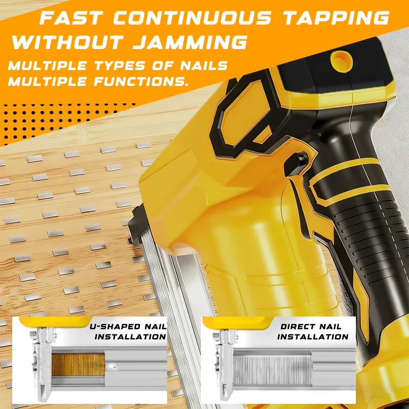 آلهة كهربائية لاسلكية 30 مللي متر براد مسدس مسامير مستقيم/شكل N الأظافر لدبوس بطارية ديوالت 20 فولت ﻿ آلة تسمير الأعمال الخشبية