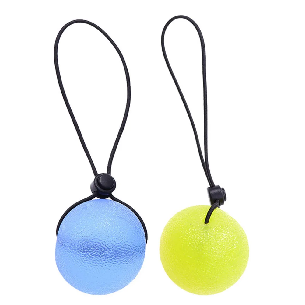 

3Pcs Grip Strengthen Balls Finger Exercise Hand Therapy Decompress Balls with String for Stress Relief Fitness Equipments