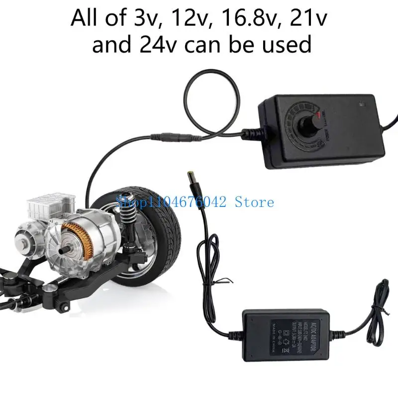 

652F Speed Regulation Controller Switches 3V to 24V 2A Regulator for Power Tool Grinder