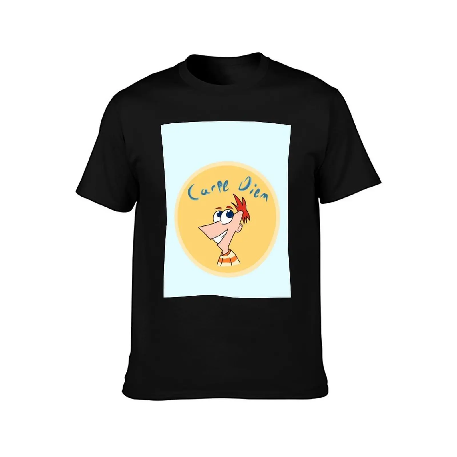 Carpe Diem T-Shirt Casual Simple Design Short Sleeve Shirt T-Shirt