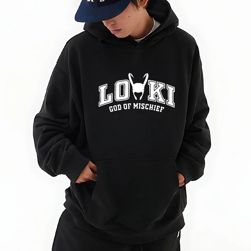 

Hot Tv Series Loki Printed Hoodie Men Women Fashion vintage Oversized Pullover Fleece Sweatshirt Harajuku Unisex streetwear