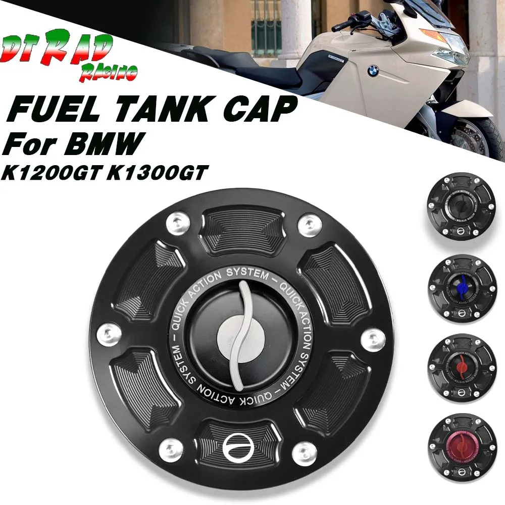 Motorcycle CNC Gasoline Tank Cap Oil Plug For BMW K1200GT 2001-2010 K1300GT 2004-2010 Fuel Airbox Decorative Cover Accessories