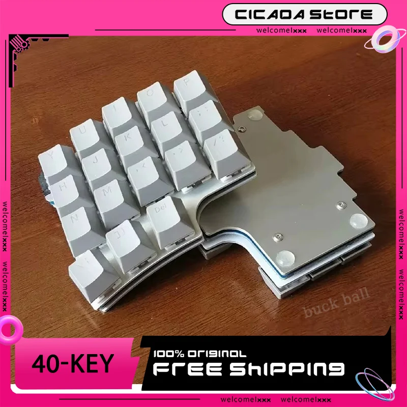 

Split Mini Mechanical Keyboard 40-Key Layout Keyboards Key Change Via Programmable Independent Gaming Office Customize Keyboards