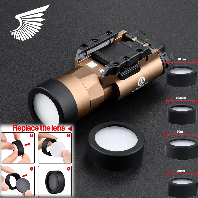 

Outdoor tactical hunting flashlight protective cover is sturdy and durable and the flashlight protects the mirror from damage