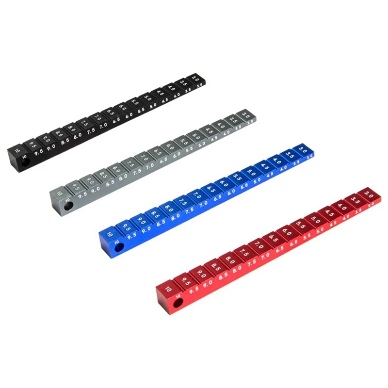 Adjustable Ruler Adjusting RC Car Ride Height 3-10Mm & Wheel Rim Camber Tools RC Car Replacement