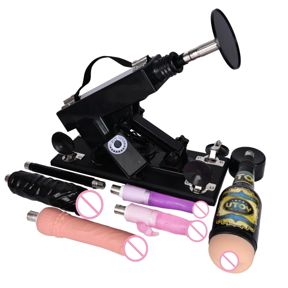 

Rough Beast Sex Machine for Women Male Masturbation Pumping Gun with Different 3XLR Dildos Adjustable Speed Machines for Couple