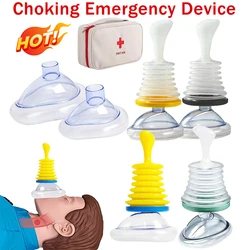 First Aid Kit Choking Device Adults & Children 2 Size Choking Rescue Kits Portable Home Asphyxia Rescue Device Anti Suffocaation