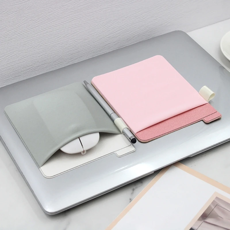 Self Adhesive Laptop Rear Storage Bag Mouse Digital Hard Laptop Accessory
