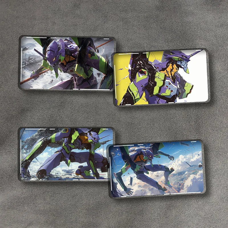 

Neon Genesis Evangelion Crystal Car Sticker Case Decorative Sticker Locomotive Electric Vehicle 3D Three-dimensional Glue Paste