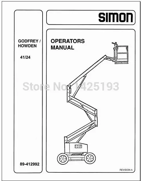 

Руководство по мастерству Simon ForkLift и руководства по запчастям